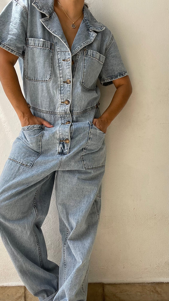 Utility Denim Overall