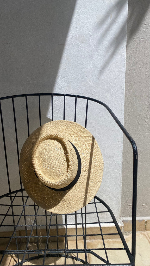 Straw Boater Hat