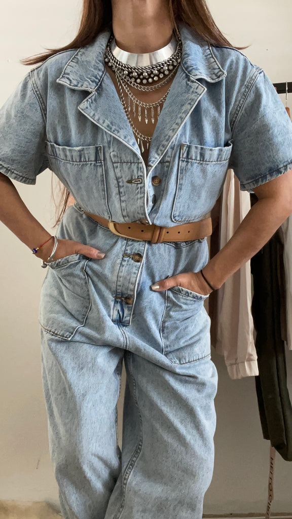 Utility Denim Overall