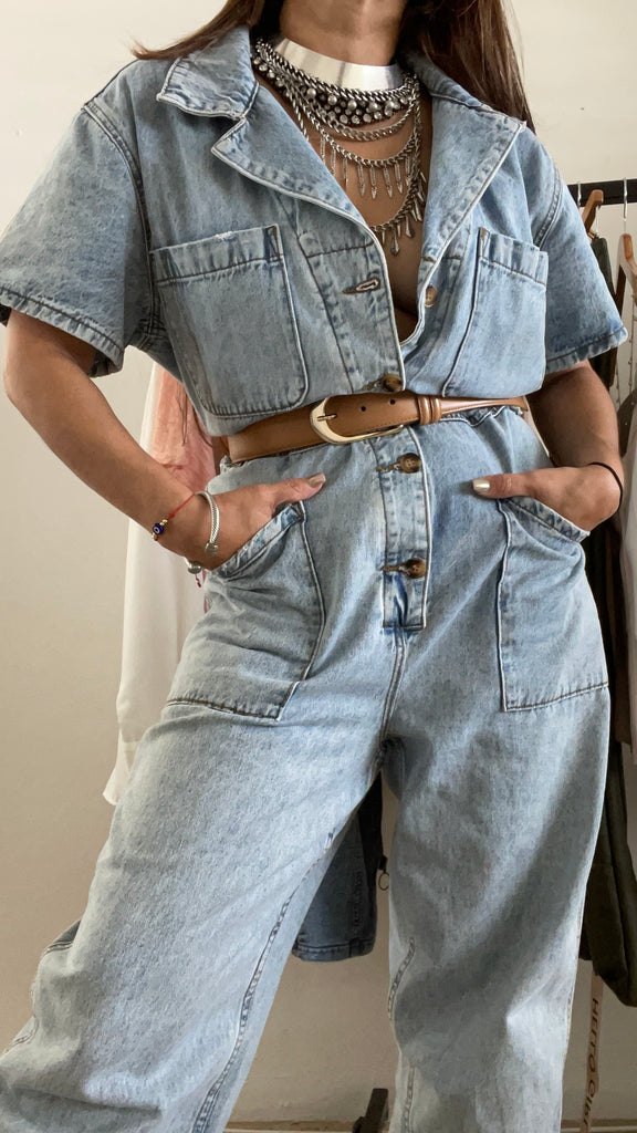 Utility Denim Overall